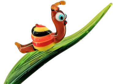 Orchideenstab, Blatt mit Schnecke -bunt- (normale Ausf.)